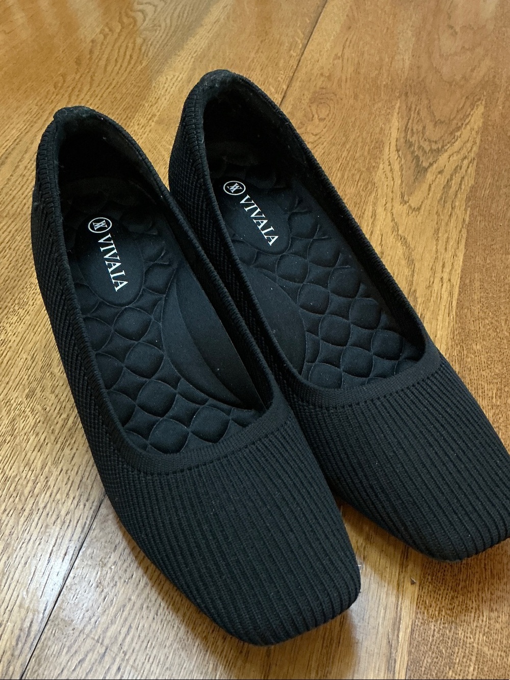 Woman’s Vivaia black square toe wedge heel. Size 37.5. 2” heel.Barely worn! Cute